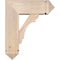 Ekena Millwork Olympic Arts and Crafts Smooth Bracket w/ Offset Brace, Douglas Fir, 7 1/2"W x 20"D x 24"H BKT0806X20X24OLY03SDF - alternate 2